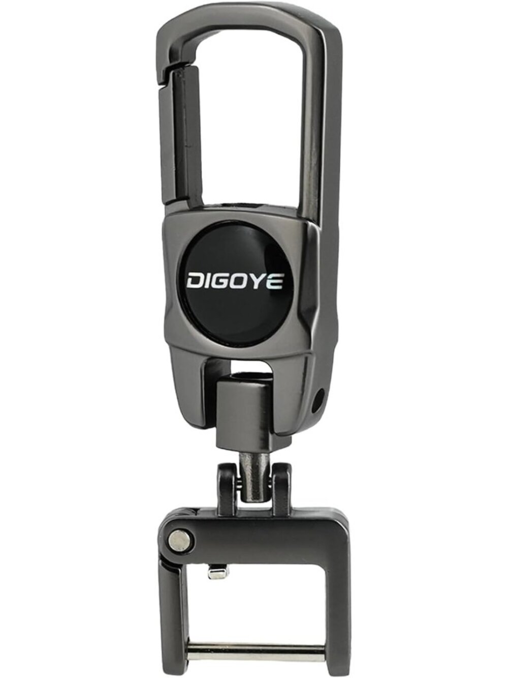 Durable Zinc Alloy Tool-Free Car Keychain Clip | Anti-Lost Key Ring Accessory